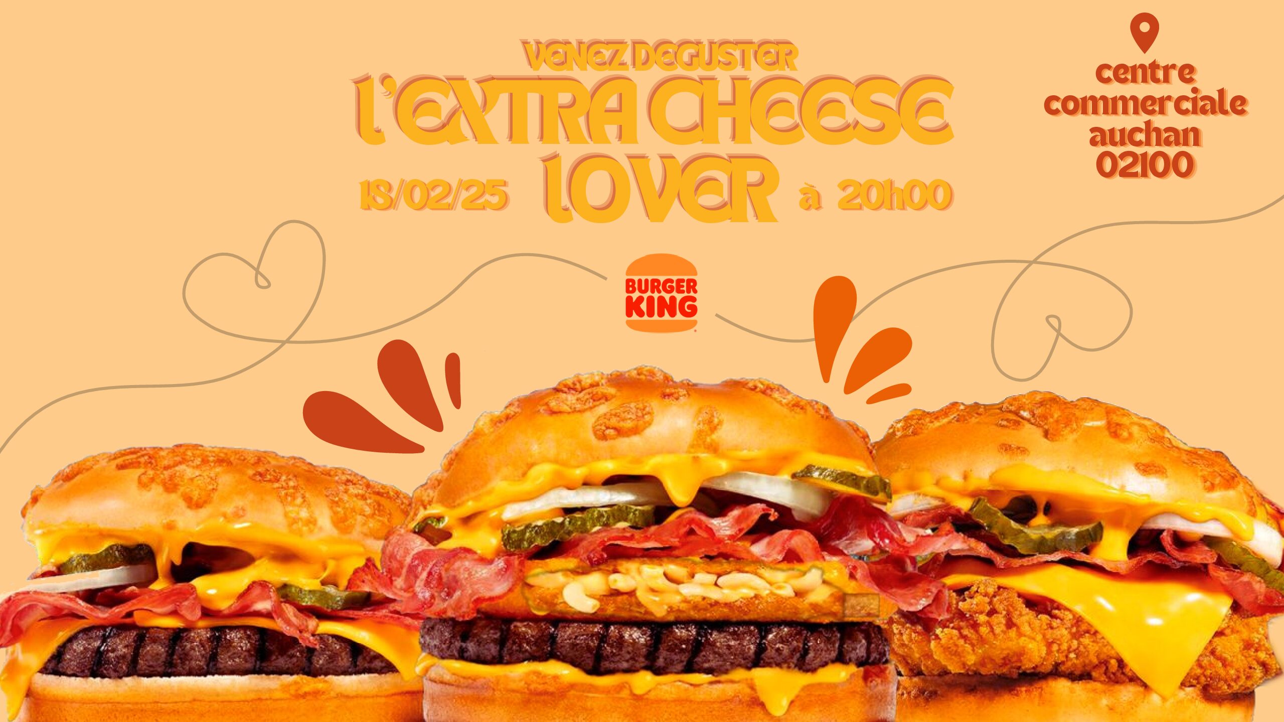 Invitation à une soirée dégustation chez Burger King Saint-Quentin – Mardi 18 février à 20h00